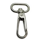 Karabiner 25 MM , széles lapos fejű , nikkel