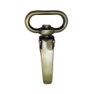Karabiner 25 MM , széles lapos fejű , selyem antik