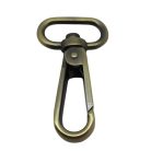 Karabiner 25 MM , széles lapos fejű , selyem antik