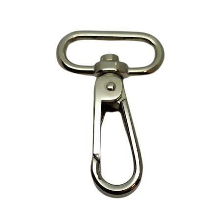 Karabiner 30 MM , széles lapos fejű , nikkel