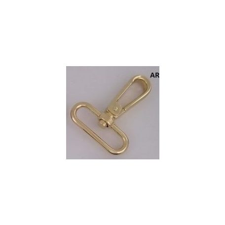 Karabiner 40 MM , széles lapos fejű , arany