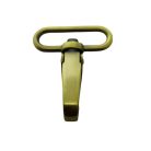 Karabiner 40 MM , széles lapos fejű , selyem antik