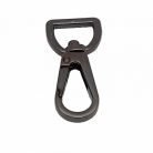 Karabiner 15 MM x 48 mm  , fekete nikkel