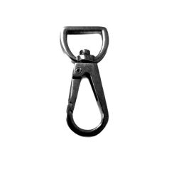 Karabiner 15 MM x 48 mm  , fekete nikkel