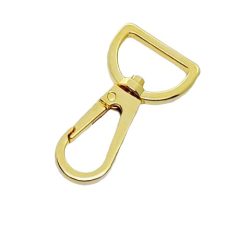 Karabiner 20 MM , lapos , arany