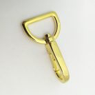 Karabiner 20 MM , lapos , arany