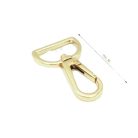 Karabiner lapos 25 mm x 50 , arany