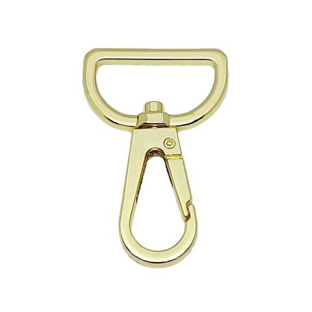 Karabiner lapos 25 mm x 50 , arany