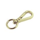 Karabiner 8 MM kerek végű  , arany 
