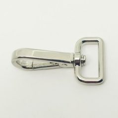 Karabiner 20 MM , egyenes kisfejű , nikkel