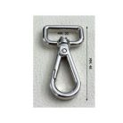 Karabiner 20 MM , egyenes kisfejű , nikkel