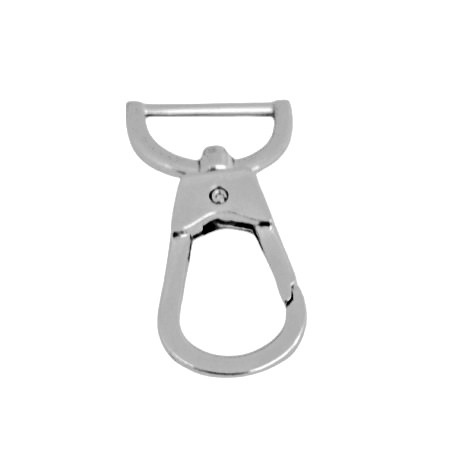 Nagyméretű  táska karabiner 25 mm, nikkel