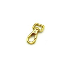 Karabiner 10 MM x 32 , mini egyenes fejű , zamak , arany