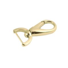 Karabiner 15 MM x 50 , ívelt , arany