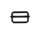 Csúszócsat mozgó  25 MM x 15 mm x 2,9 vastag fekete matt