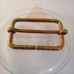 Csúszócsat 40 MM x 24 x 4 vasalapú , sárga antik