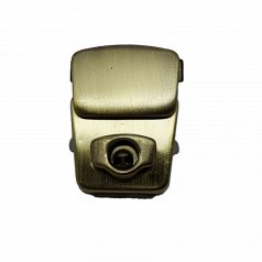 Kulcsos zár 30 x 40 mm , selyem szatinált antik