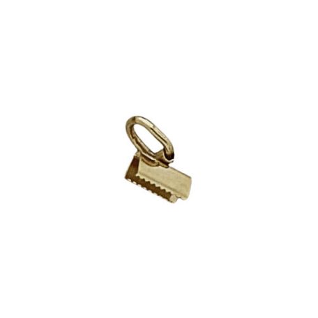 Oldal él fogótartó 20x10/10mm félkarikás , karmos , vas , antik
