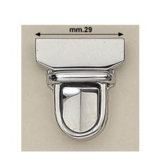 Tuck zár nikkel 29 mm