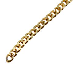 Lánc , vasalapú , 11 mm x 8 mm arany