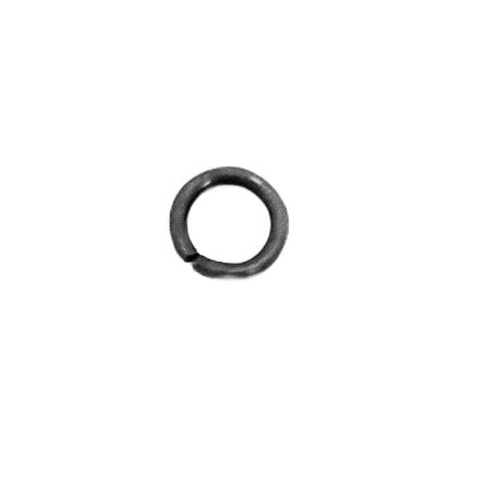 8 mm x 2 mm , drót karika , nyitott , fekete nikkel