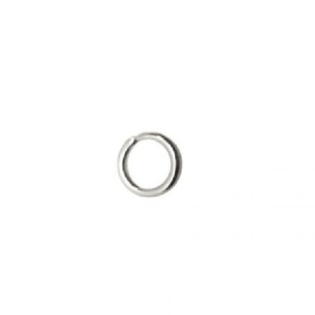 8 mm x 2 mm , drót karika , nyitott , nikkel