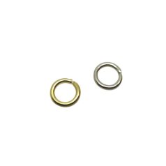 8 mm x 2 mm , drót karika , nyitott , nikkel