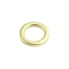 Karika , öntött lapos , 15 MM x 3 mm , arany
