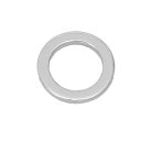 Karika , öntött , lapos , 20 MM x 3 mm , nikkel