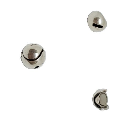Golyós mágneses karkötö kapocs 10MM ezüst antik
