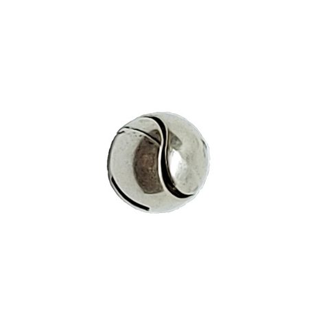 Golyós mágneses karkötö kapocs 10MM ezüst antik