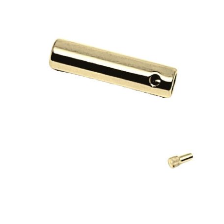 Zsinórvég 3,5 x 20 mm , zamak , arany