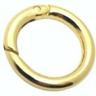 Bontható rugós kör karabiner 40 MM x 6,5 mm, arany