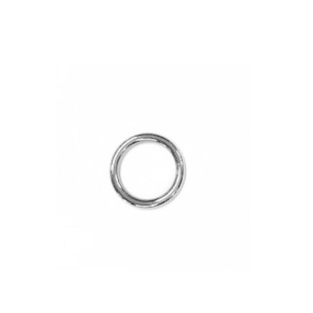 12 MM x 2 mm karika , zamak , nikkel és arany szinekben