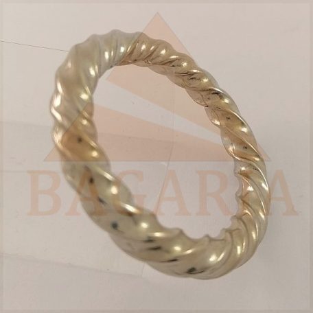 Karika , öntött csavart mintás , 30 mm