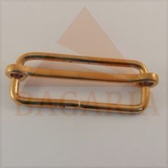   Csúszócsat 40 MM x 14 x 2,8 vasalapú , arany színű rezezett