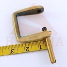 Bontható fogótartó,sárga antik szinü , 20 mm