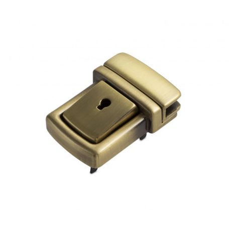 Kulcsos tukzár , sárga antik, 45x33mm