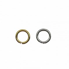   10 MM x 2 karaika vasalapú nyitott, nikkel, arany és antik szinekben