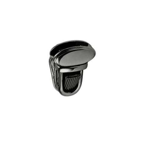 Tuckzár 22 x 32 mm , fekete nikkel