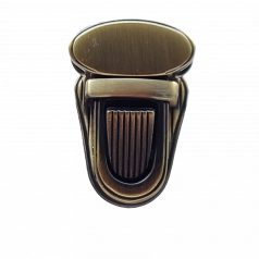 Tuckzár 22 x 32 mm , selyem antik