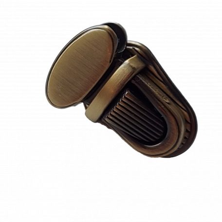 Tuckzár 22 x 32 mm , selyem antik