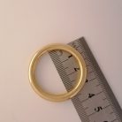 30 MM X 6 MM  karika  , arany szinü 