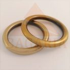 30 MM x 6 mm  karika  , sárga antik 