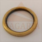 30 MM x 6 mm  karika  , sárga antik 