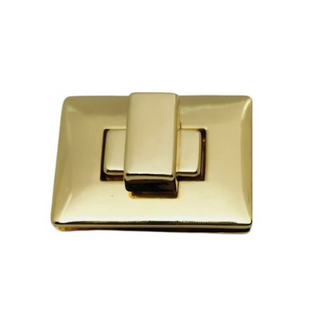 Elfordítós zár 40 x 30 mm , arany