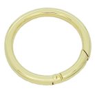 Bontható rugós kör karabiner 50 mm x 7 mm  , arany