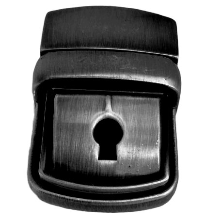 Kulcsos tuczár ,Fekete nikkel, 42 x 28mm