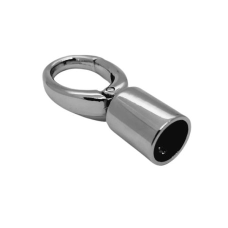 Cső karabiner ,nikkel , 14 mm