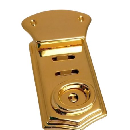 Kulcsos lépcsős zár ,arany szinü,     42 mm x 65mm